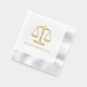 法はかりで測律法#2プロフェッショナル名 箔ナプキン (左)
