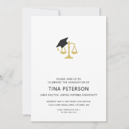 法はかりで測校卒業式の 招待状