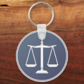 法はかりで測理 – 法キーホルダー キーホルダー (正面)