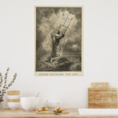 法を受け入れるモーセ十戒 ポスター (キッチン)