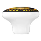 法エレガント律法はかりで測引き出しノブ – SRF セラミックノブ (側面)