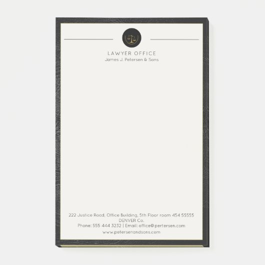 法エレガント理はかりで測事カスタム ポストイット (正面)