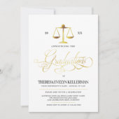 法エレガント科卒業党招待状 招待状 (正面)