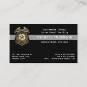 法カスタム務省執行章 名刺 (正面)