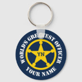 法カスタム律執行官写真 キーホルダー (正面)