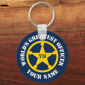 法カスタム律執行官写真 キーホルダー (正面)