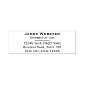 法クラシック法およびプロフェッショナル差出人住所 セルフインキングスタンプ (デザイン)