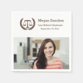 法クラシック科はかりで測卒業 スタンダードカクテルナプキン (正面)