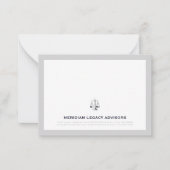 法シンプルエレガント法 ノートカード (正面)