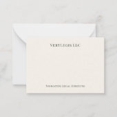 法シンプルエレガント法 ノートカード (正面)