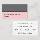 法シンプルプロフェッショナル名刺 名刺 (正面/裏面)