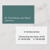 法シンプル法プロフェッショナル名刺 名刺 (正面/裏面)