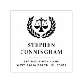 法パーソナライズされたモダン弁護士弁護士 セルフインキングスタンプ (デザイン)