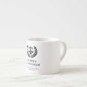 法パーソナライズされたモダン科卒業 エスプレッソカップ (正面右)