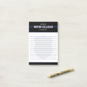 法パーソナライズされた執行の警察官 ポストイット (デスク上)