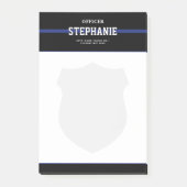 法パーソナライズされた執行の警察官 ポストイット (正面)