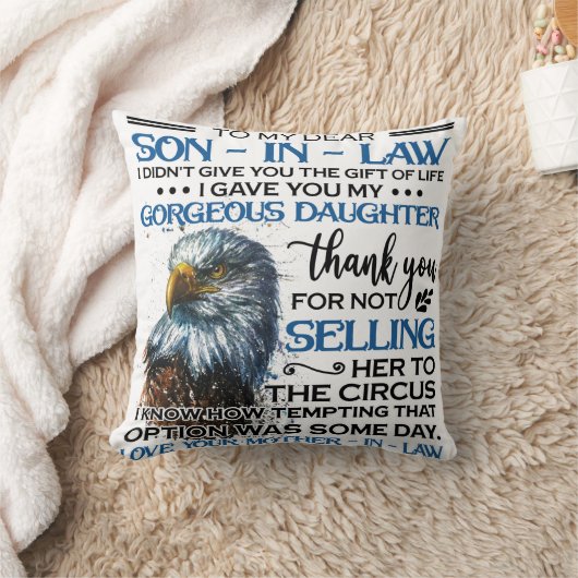 法パーソナライズされた律親愛の息子に クッション (ブランケット)