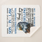 法パーソナライズされた律親愛の息子に シェルパブランケット (正面(横))