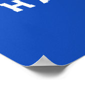 法パーソナライズされた科卒業党 ポスター (角)