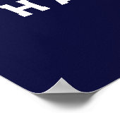 法パーソナライズされた科卒業党 ポスター (角)