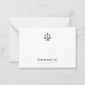 法モダン律法の最小主義 ノートカード (正面)