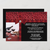 法人イベント クライアントへの感謝 招待状 (正面/裏面)