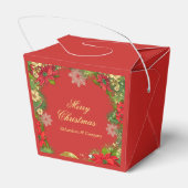 法人クリスマスパーティーのギフトボックス フェイバーボックス (裏面サイド)