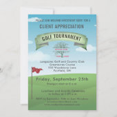 法人ゴルフ大会 招待状 (正面)