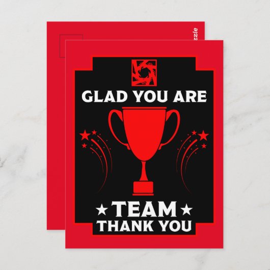 法人チーム感謝 ポストカード (正面/裏面)