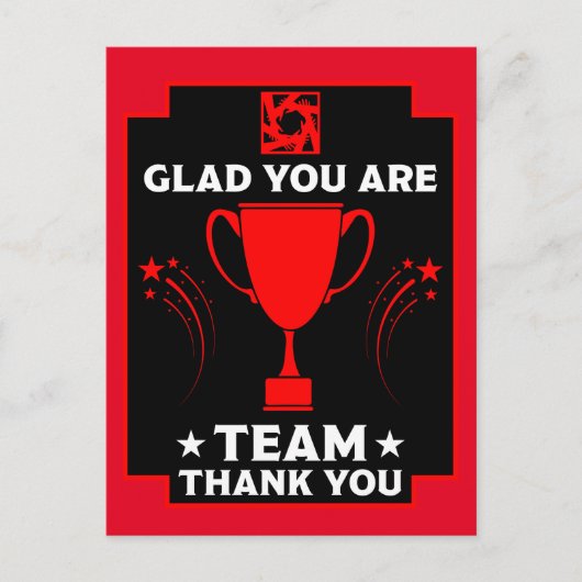 法人チーム感謝 ポストカード (正面)