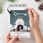 法人不動産エージェントのホリデーポストカード 箔シーズンカード