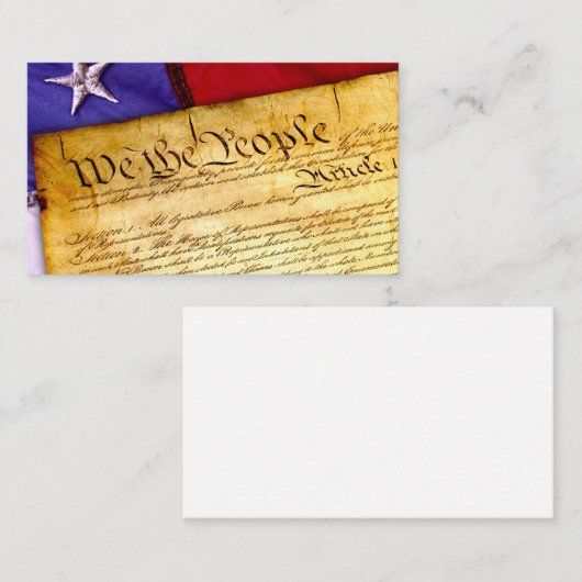 法人憲法名刺 名刺 (正面/裏面)