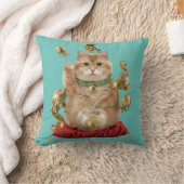 法人招き猫 クッション (ブランケット)