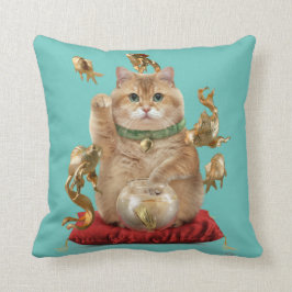 法人招き猫 クッション