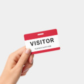 法人 ビジネス 訪問者 バッジ ID バッジ (手持ち)
