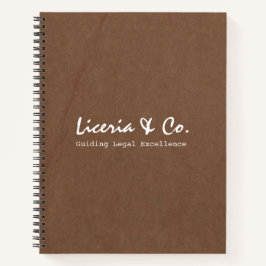 法企業の務事務所デザイン ノートブック
