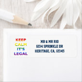 法保務支援LGBT住所 シール (インサイチュ)