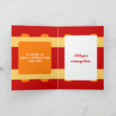 法写真名オレンジ・レッドの素晴らしい妹 カード (内部)