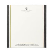 法務はかりで測事務所プロフェッショナル ノートパッド (正面)