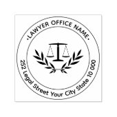 法務はかりで測名前をカスタムする住所 セルフインキングスタンプ (デザイン)