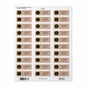 法務はかりで測弁護士モダン階級 ラベル (フルシート)