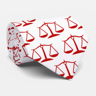 法務はかりで測弁護士法廷ネクタイの赤 ネクタイ