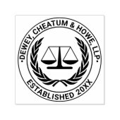 法務はかりで測弁護士4S法律会社名開始日 セルフインキングスタンプ (デザイン)