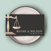 法務はかりで測金ゴールドダークブラウン 名刺