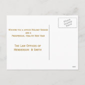 法務はかりで測,弁護士，祝日挨拶 シーズンポストカード (裏面)