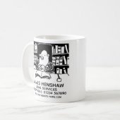 法務サービスのビジネス促進コーヒーマグ コーヒーマグカップ (正面左)