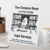 法務サービスデザイン 台座サイン (インサイチュ)