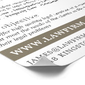 法務サービス広告ズ・ペガサス ポスター (角)