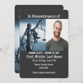 法務招待状弁護士法法 招待状 (正面/裏面)