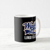 法務書記(世界のベスト)のためのギフトのアイディア コーヒーマグカップ (正面右)